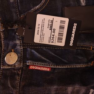 DSQUARED2 Men's Skinny Jeans - Dark Blue